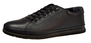Pantofi barbati casual din piele naturala cu inchidere elastica SCV1022N - Img 3
