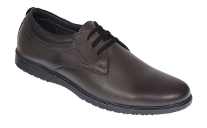 Pantofi barbati casual din piele naturala Gri GKR30GRI - Img 3