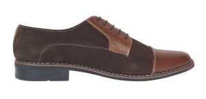 Pantofi barbati casual din piele naturala intoarsa - Marimea 39, 40, 44 Maro - GKR5RM - Img 5