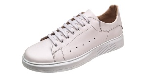 Pantofi barbati casual din piele naturala - Model Alb A2 - Img 4