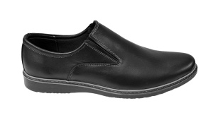 Pantofi barbati casual din piele naturala negru - 330ELN - Img 2