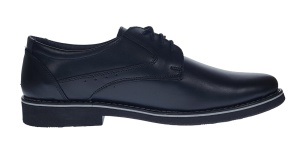 Pantofi barbati casual din piele naturala, Negru, 416SN - Img 3