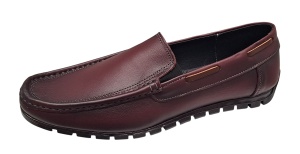Pantofi barbati casual din piele naturala Visiniu GKR13VIS