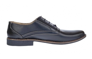 Pantofi barbati casual piele naturala , Negru box - P37NA - Img 4