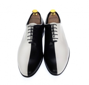 Pantofi barbati de ceremonie din piele naturala doua culori MOD1AN - Img 5