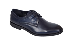 Pantofi barbati din piele naturala bleumarin Alexander 177 - Img 7