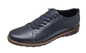 Pantofi barbati din piele naturala Bleumarin Marko - Gkr Shoes - Img 7