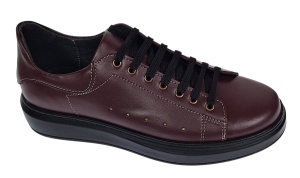 Pantofi barbati din piele naturala Bordeaux LS7KVIS - Img 4