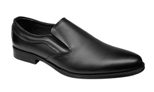 Pantofi barbati din piele naturala Negru GKR109NBOX