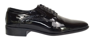 Pantofi barbati eleganti din piele naturala – Negru Lac Marimea 39, 40 - Img 8