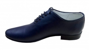 Pantofi barbati eleganti din piele naturala bleumarin GKR35BLMBOX - Img 3