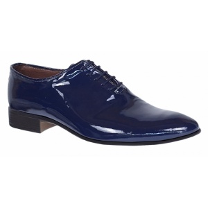 Pantofi barbati eleganti din piele naturala Bleumarin LAC Enzo - Img 6