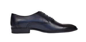 Pantofi barbati eleganti din piele naturala bleumarin, Lux Class - 724BLM - Img 10