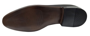 Pantofi barbati eleganti din piele naturala de culoare neagra GKR119N - Img 2
