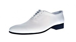 Pantofi barbati eleganti din piele naturala Enzo Alb 475 - Img 4