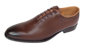 Pantofi barbati eleganti din piele naturala maro cognac Donatto - GKR200M - Img 7