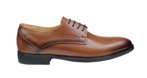 Pantofi barbati eleganti din piele naturala - Maro - Img 6