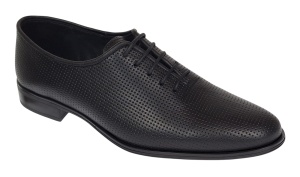 Pantofi barbati eleganti din piele naturala matritata - Model Negru GKR132NP - Img 5