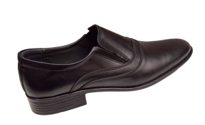 Pantofi barbati eleganti din piele naturala - Model Negru GKR49N - Img 2