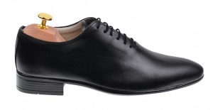 Pantofi barbati eleganti din piele naturala - Model Negru NIC5NBOX - Img 3