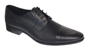 Pantofi barbati eleganti din piele naturala - Model Negru SIR085NP - Img 4