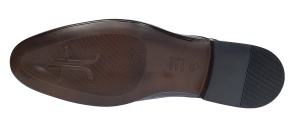 Pantofi barbati eleganti din piele naturala Negru GKR1PFN - Img 5