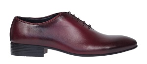 Pantofi barbati eleganti din piele naturala Visiniu 024VIS - Img 8