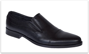 Pantofi barbati, eleganti, piele naturala, negru - LGKR87N - Img 3