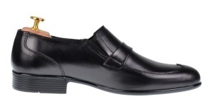 Pantofi barbati negri office eleganti din piele naturala Elion ELY13N - Img 3