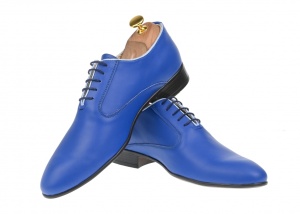Pantofi barbati office, eleganti din piele naturala box, TEST, ROVI515BL - Img 2