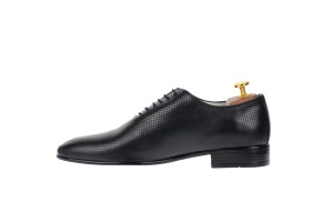 Pantofi barbati office, eleganti din piele naturala de culoare neagra NIC5NPR - Img 2