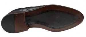 Pantofi barbati office, eleganti din piele naturala, Negru, TEST68N - Img 4