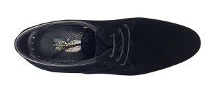 Pantofi barbati sport din piele naturala intoarsa - Model Negru Antilopa - Img 6