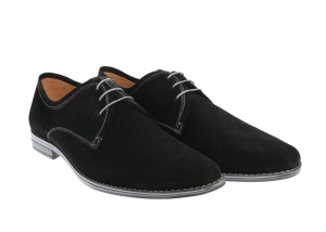 Pantofi casual barbati din piele naturala intoarsa 336NVEL - Img 2