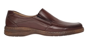 Pantofi casual barbati din piele naturala maro - Masuri pana la 47 GKR10M - Img 8