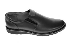 Pantofi casual barbati din piele naturala - Model cu elastic 480ELN - Img 2