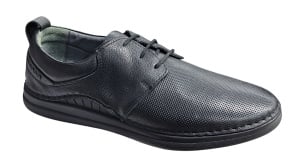 Pantofi casual barbati din piele naturala - Model Negru Colin 547N