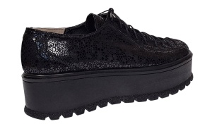 Pantofi dama casual cu platforme de 5 cm - Model Negru TCC4N - Img 5
