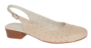 Pantofi dama casual din piele naturala Bej Box - NA252BP