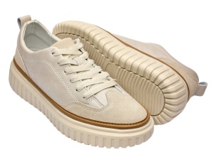 Pantofi dama casual din piele naturala Bej - Medina LGSK3013B - Img 2