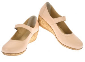 Pantofi dama casual din piele naturala bej - P38BEJBOX - Img 6