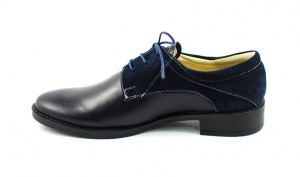 Pantofi dama casual din piele naturala bleumarin - ROV1BLM - Img 9
