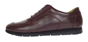 Pantofi dama casual din piele naturala Bordeaux ADISVIS - Img 4