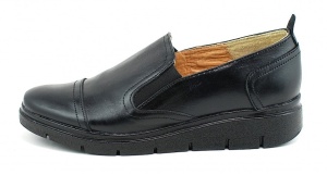 Pantofi dama casual din piele naturala cu platforme de 3cm - Model P39N - Img 5