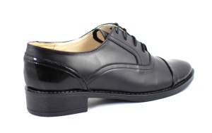 Pantofi dama casual din piele naturala cu varf lacuit - P10LNBOX - Img 4