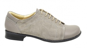 Pantofi dama casual din piele naturala - Model Gri P53GRIBV Marimea 39 - Img 3