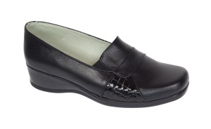 Pantofi dama casual din piele naturala - Model Negru P10NBOXLCR - Img 4