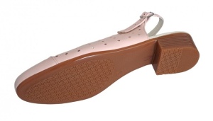 Pantofi dama casual din piele naturala Nud - NA252NUDP - Img 4