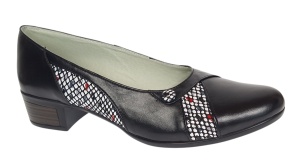 Pantofi dama comozi casual din piele naturala negru color P28XN - Img 4