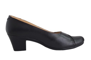 Pantofi dama comozi si eleganti din piele naturala Negru - MVS85N - Img 3